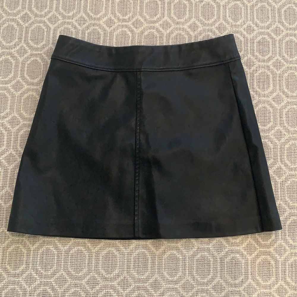 BLANKNYC Black Leather Skirt